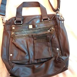 Vintage 90's Manderina Duck leather bag